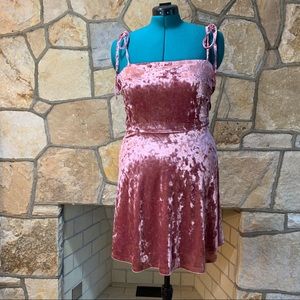 Forever 21 Velvet Mini Dress